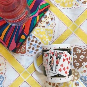 Vintage 90s Casino Card/Dice Mug